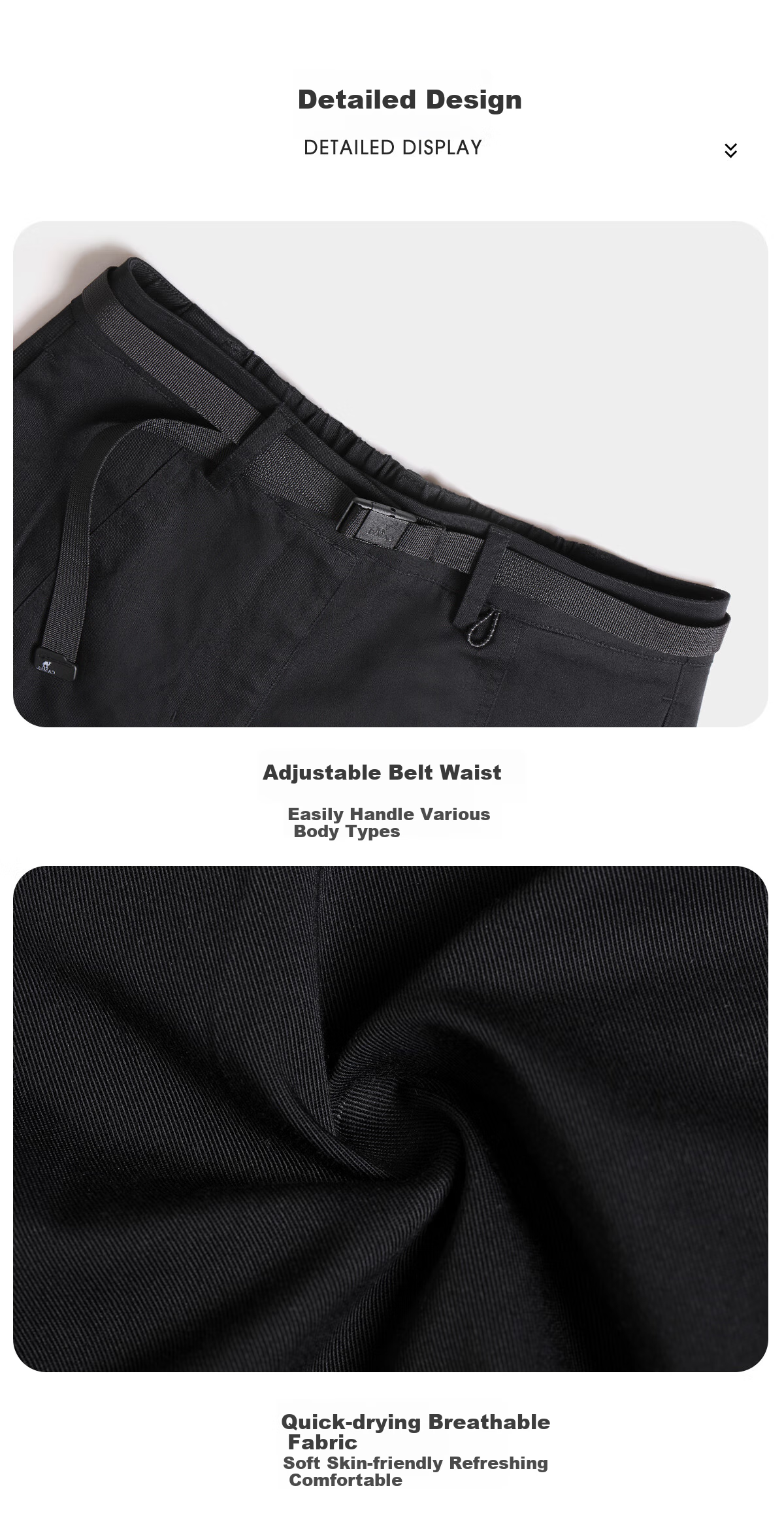 CAMEL Panda Collaboration Outdoor Women's Casual Shorts, Cool-Feeling Sports Running Breathable Quick-Dry Five-Point Pants 4168 5