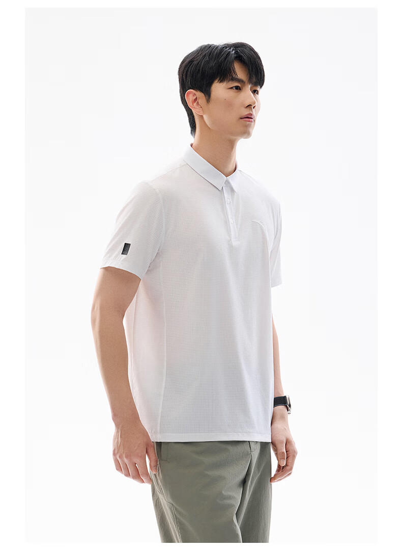 Anta Xingdong Polo | Lightweight Business Quick-Dry Collared Short Sleeve Men's Summer Commuter Breathable T-Shirt Crisp Top 6