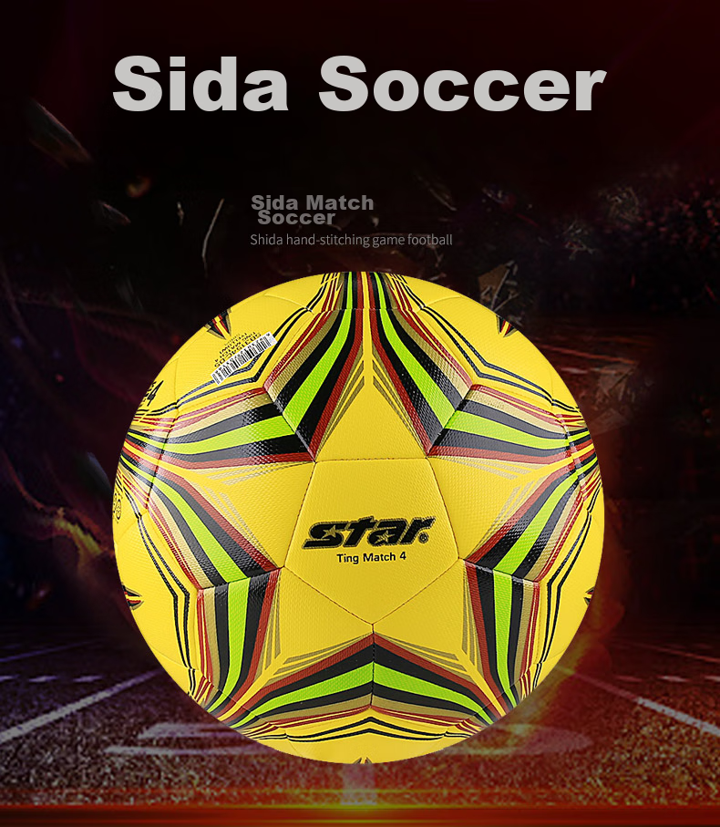 Star Youth Soccer Ball, Competition Training, Comfortable And Lightweight, Size 4 Soccer Ball, SB3154C-05 1