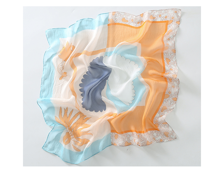 Shanghaigushi Silk Scarf for Women, 100% Mulberry Silk, Spring And Summer Scarf, Gift Box, Mid-Autumn Festival Gift 8