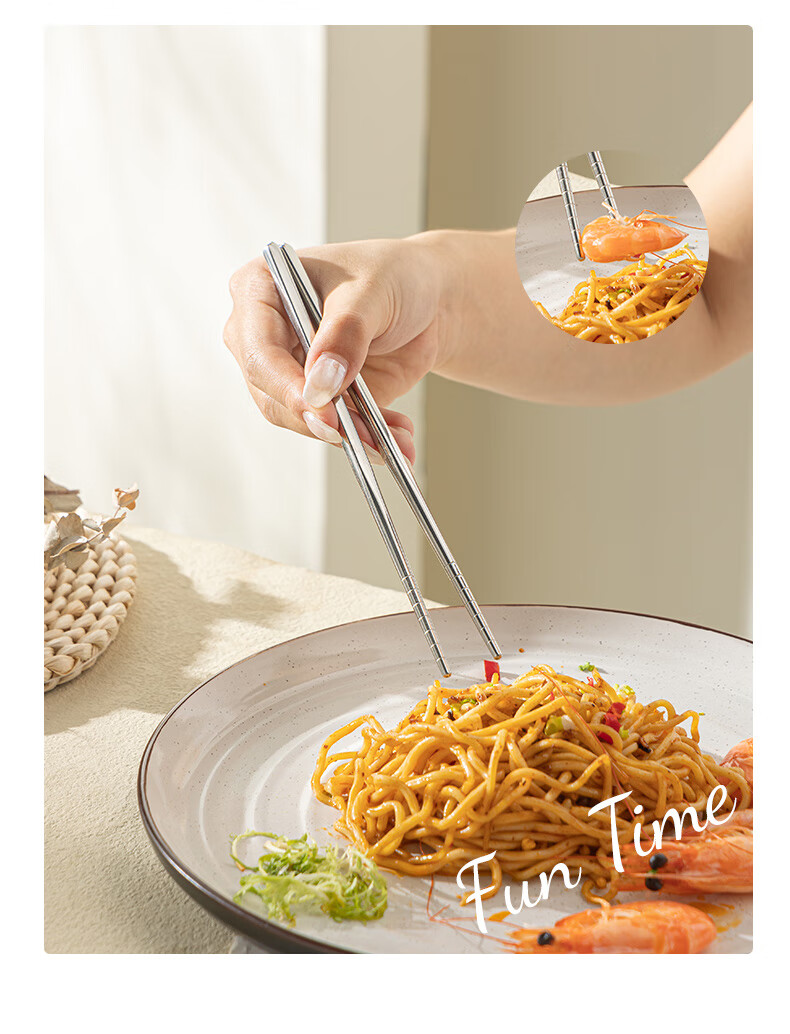 Guangyi Chopsticks, Tableware Set, 316L Stainless Steel Chopsticks And Spoon Set for Students And Office Workers, Portable Cutlery GY7428 10