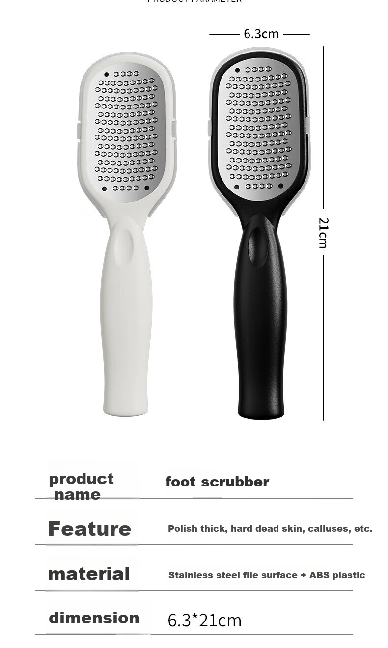 Haifeinuo Foot Scrubber, Pumice Stone, Callus Remover, Dead Skin Remover, Heel Scraper, Foot Exfoliator 8