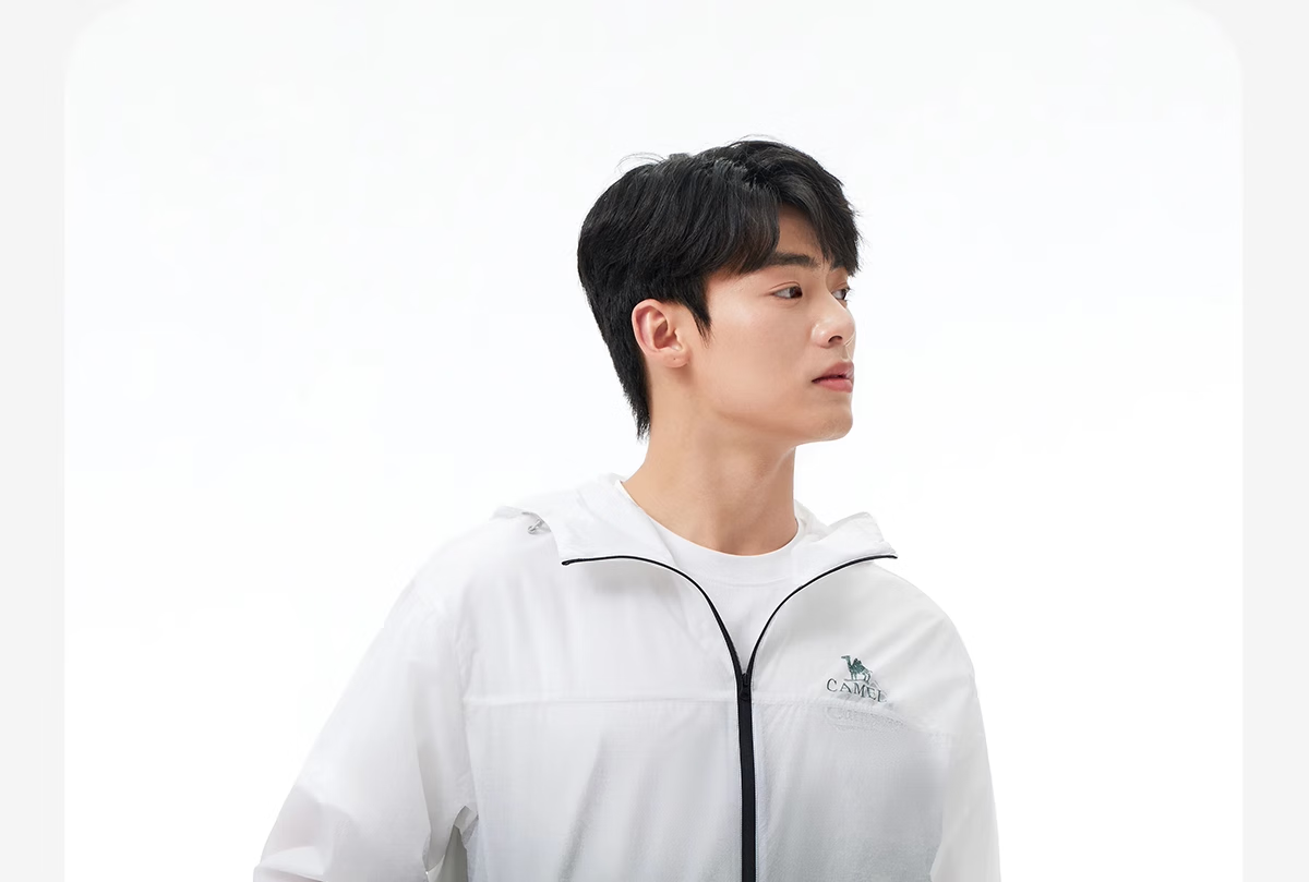 CAMEL Sunscreen Jacket 2025 Summer Outdoor Ice Silk Breathable Cooling Sun Protection UV Resistant Fishing Shirt 5006 M 10