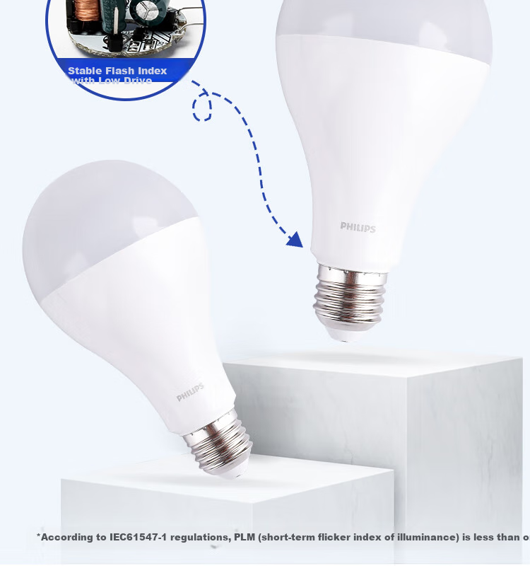 PHILIPS LED Bulb, Energy-Saving Lamp, High-Power Lighting Globe Bulb, Screw Base E27 Bulb, 7W, Warm Light 3000K 6