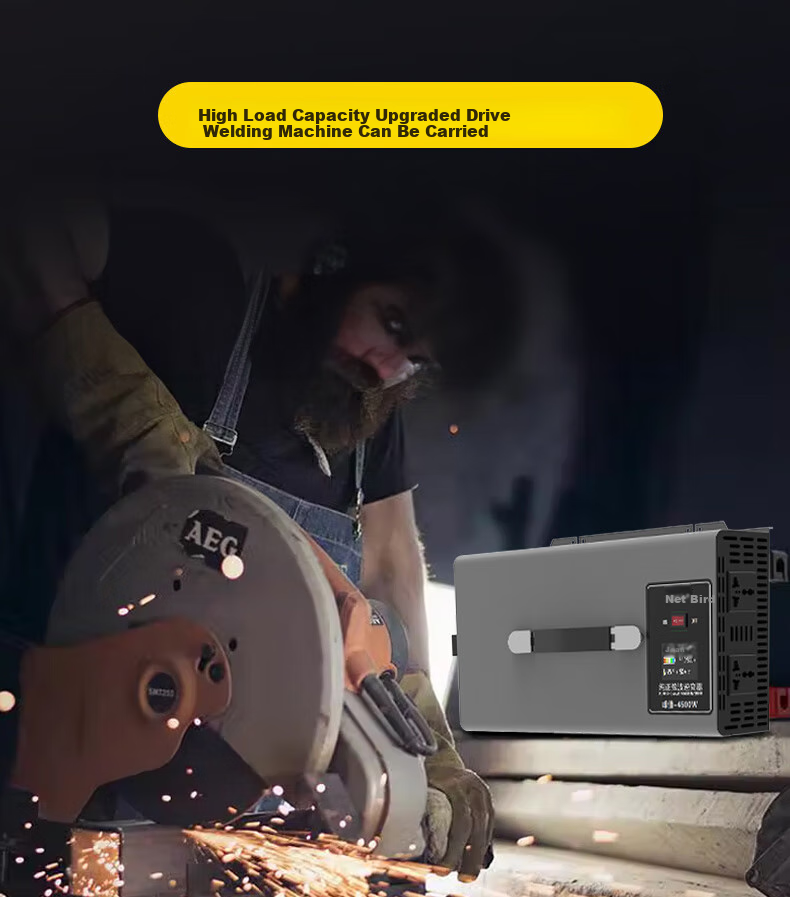 XIANNIAO Inverter, High-Power 72V to 220V Pure Sine Wave, 2300W Battery Tricycle Power Supply for Street Vendors' Use 14