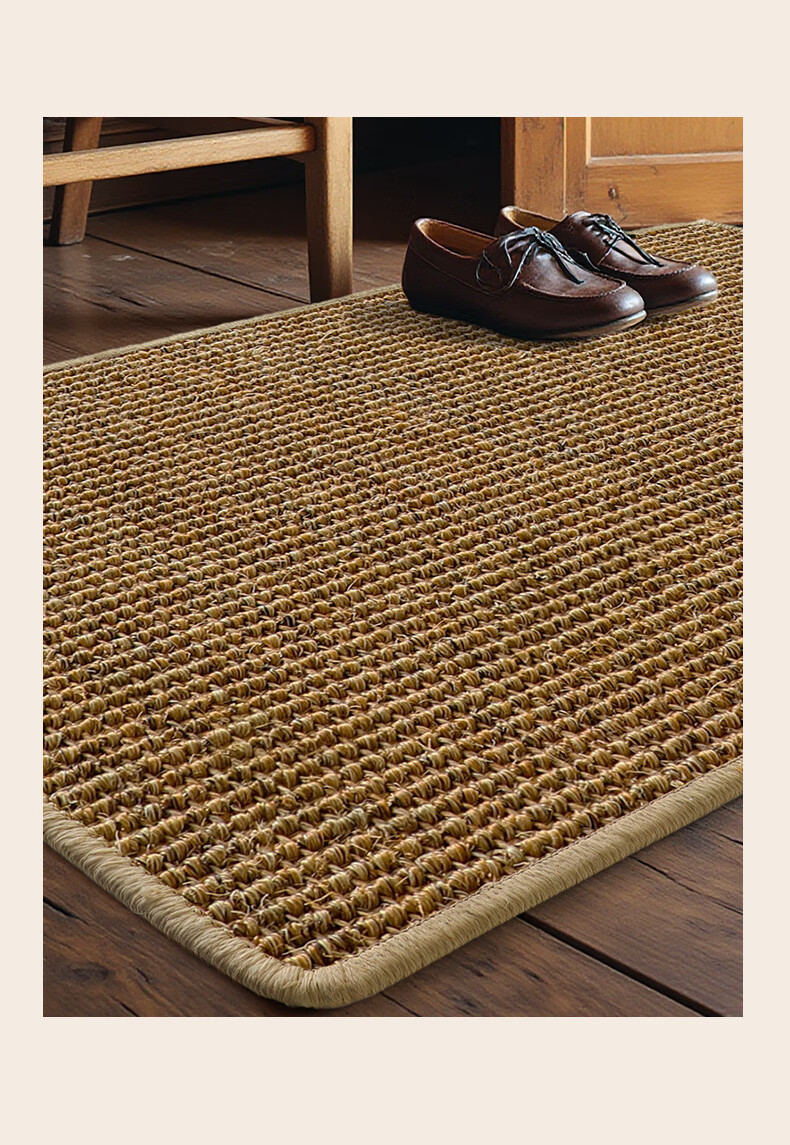 Dajiang Natural Sisal Entrance Mat, Doorway Rug, Foyer Carpet, Handwoven Entrance Mat, 60x90cm 8