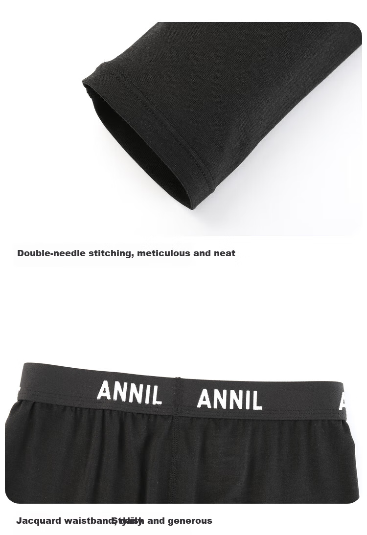 Annil Children's Clothing, Boys And Girls Round Neck Knit Set, 2024 Autumn New Style, Black, Size 110 12