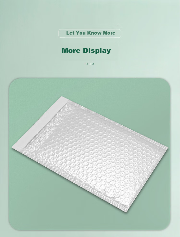 Keruier White Pearl Film Bubble Bags, Express Envelopes, Thickened Waterproof Shockproof Foam Bags for Clothing And Books, Logistics Packaging Bags [20 Pieces/set] 11