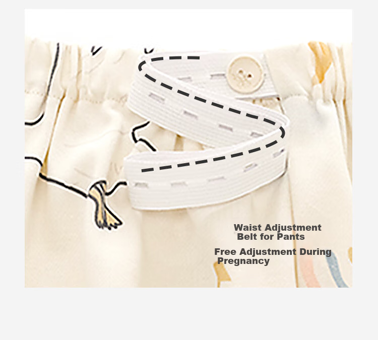 JOYNCLEON Maternity Wear Spring And Summer Nursing Pajamas, Postpartum Sleepwear, Loungewear, Soft And Comfortable, XL Jyz171065 8