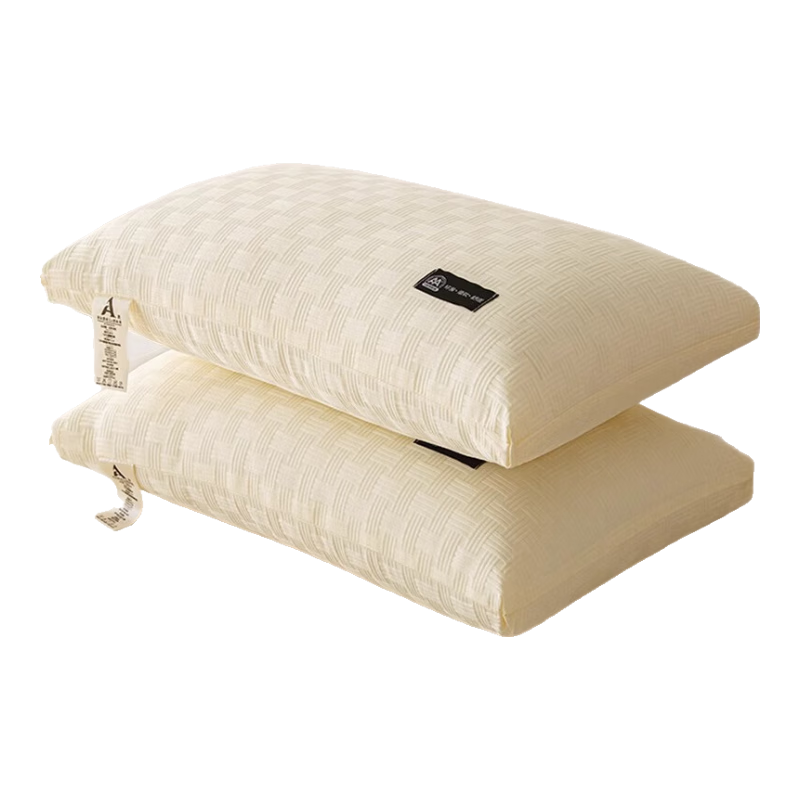 Mengshina Fiber Pillow Star Hotel Pillow Core Simple Pillow 48*74cm Bubble Gauze