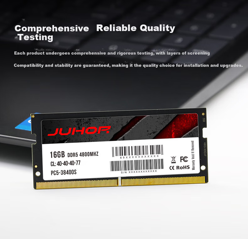 JUHOR 16GB DDR5 4800 Laptop Memory Module, Boosting AI Performance 2