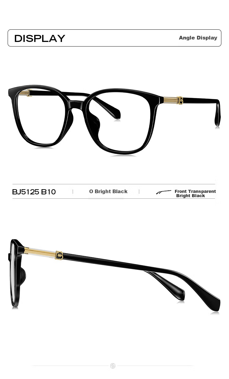 BOLON Glasses, Yang Zi's Style, Versatile Square Optical Frames, Women's Lightweight Myopia Glasses Frame BJ5125B21 6