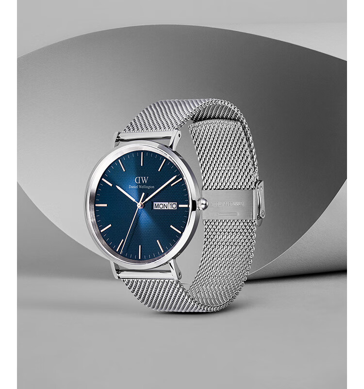 Daniel Wellington DW714 Phantom Single-Eye Business Men's Quartz Watch with Steel Band - Birthday Gift for Boyfriend 4