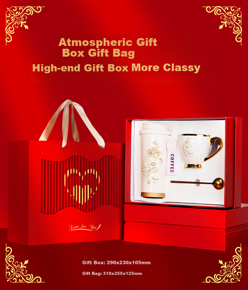 Xinyimanman Wedding Favor, Practical Gift for Bridesmaids, Mid-Autumn Festival Present, Suitable for Clients, Employees, Best Friends, Teachers, Water Bottle Gift Box 10