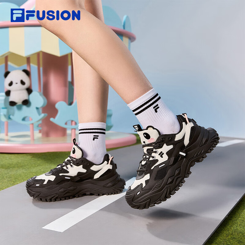 FILA FUSION FILA Trendy Women's Hard Candy New Casual Thick-Soled Dad Shoes Sneakers