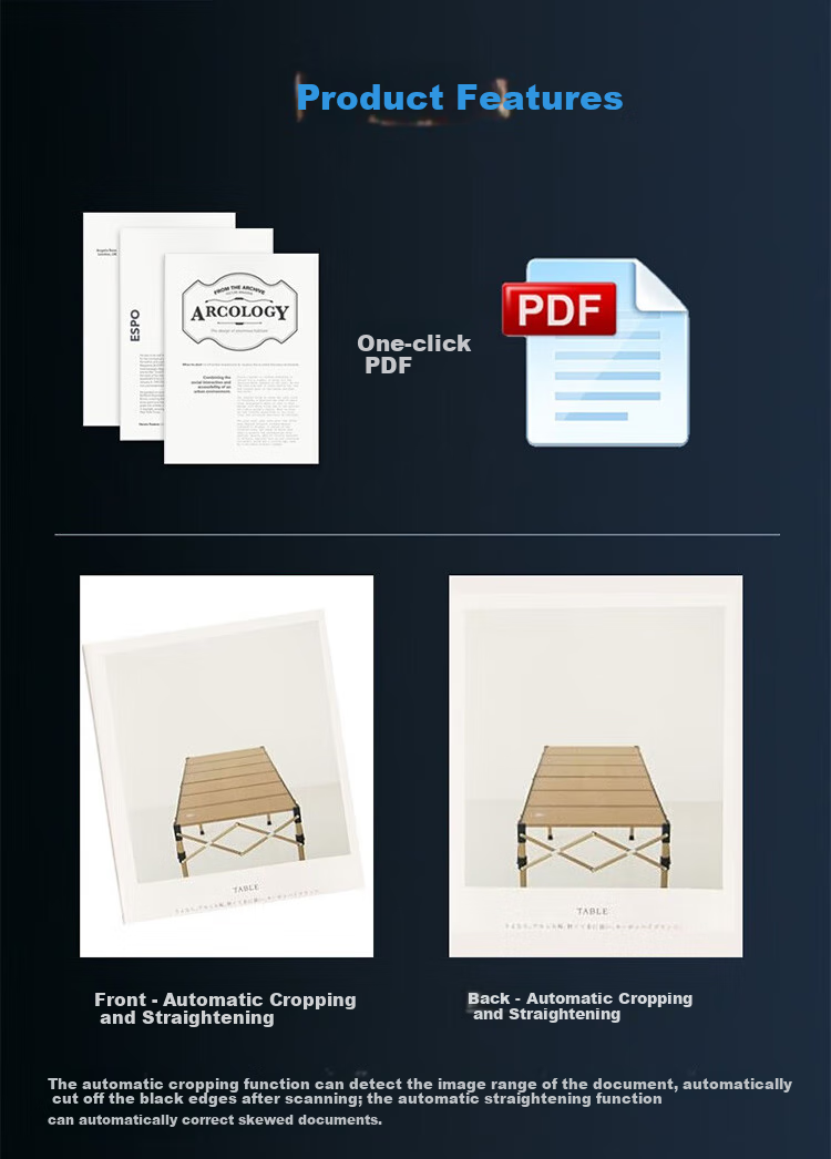 Hanvon HW39A Domestic Scanner Home Photo Document A4 Flatbed High-Definition Scanner USB Powered Unit: Piece 3