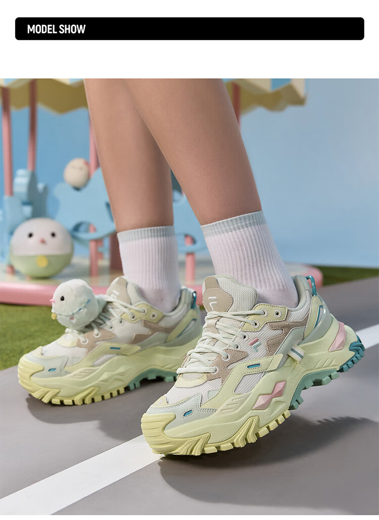 FILA FUSION Women's Candy Casual Thick-Soled Dad Sneakers Sports Shoes 11