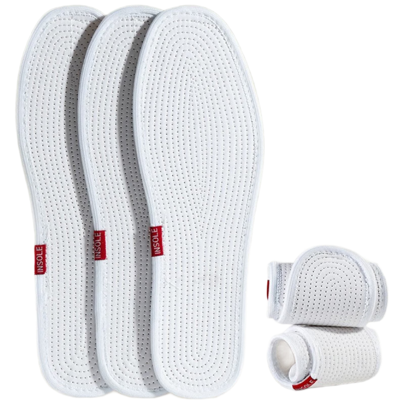 BUYUN [9 Pairs] Insoles for Men And Women, Breathable Multi-Layer Fabric Insoles, Handmade Cotton Insoles, Comfortable Leather Shoe Inserts, Odor-Resistant Sneaker Insoles
