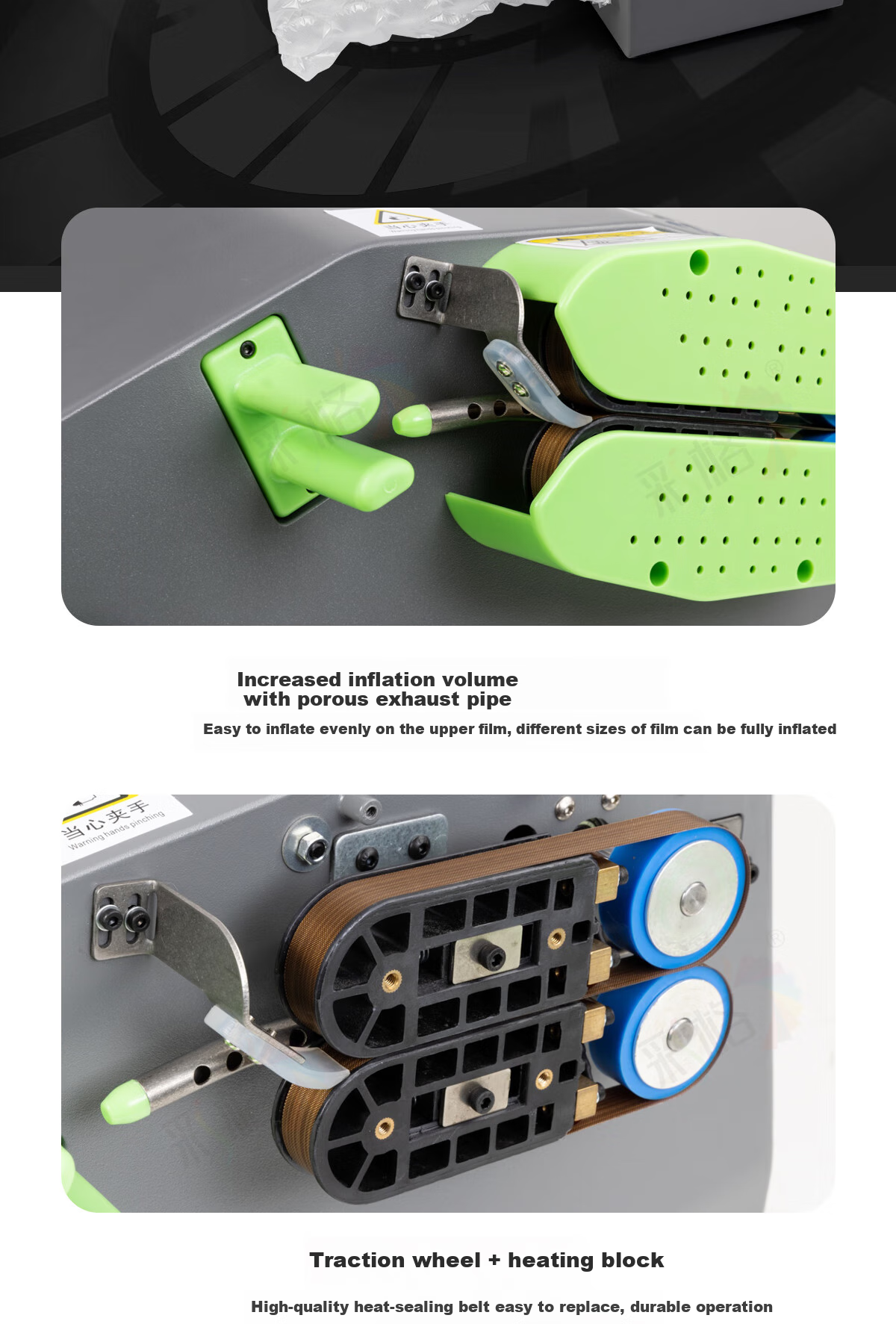 Colorful Thickened Large Bubble Gourd Bubble Wrap 40cm*300m Packaging Bubble Film Foam Packing Cushion Shockproof Anti-collision Courier Bubble Paper (Uninflated) 8