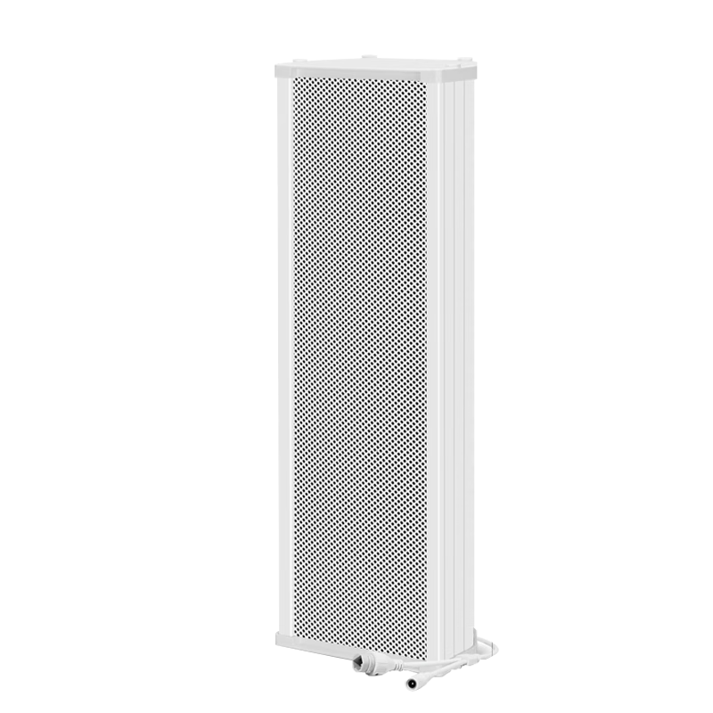 SAST RB-5100 Outdoor Waterproof IP Network Broadcasting Column Speaker Wall-mounted Speaker Campus School Broadcasting IP Server Paging Microphone Intercom Terminal Engineering Column Speaker 20W