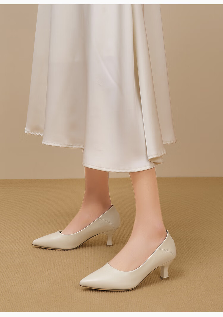 Dusto Pointed Toe Stiletto High Heels for Women, 2026 New Spring Style, Comfortable Soft-Soled Work Shoes for Long-Standing, Suitable for Office And Commuting 7