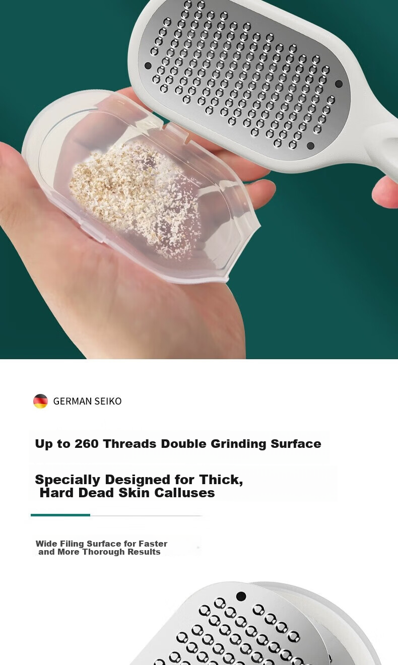 Haifeinuo Foot Scrubber, Pumice Stone, Callus Remover, Dead Skin Remover, Heel Scraper, Foot Exfoliator 3