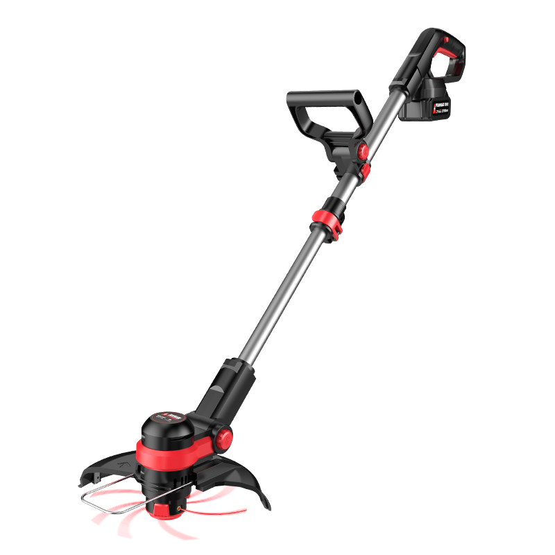 PUANGD Cordless High-Power Lawn Mower Lithium Battery Grass Trimmer Electric Grass Cutter Home Use