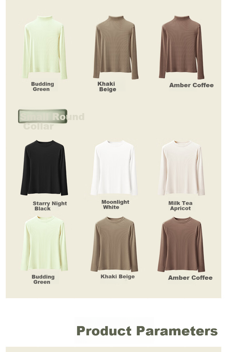 MONTAGUT Women's Mock Neck Base Layer, Slim Fit, Spring And Autumn Thin Style, Solid Color Long Sleeve Underwear, Modal Cotton Stylish Top 11
