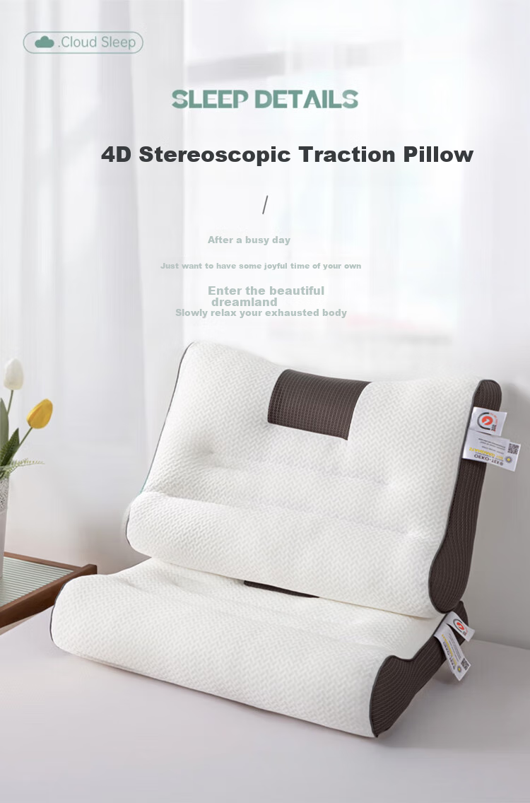 Yierman 4D Three-Dimensional Cervical Pillow for Deep Sleep, Adult Men's Sleeping Special, Hotel Single Person Version, Buy Two Pairs 1