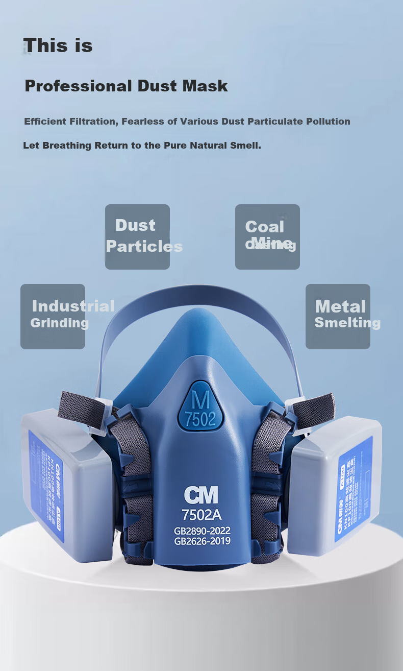 CM 2097 Filter Cotton, KN100 Filter Cotton for Solid And Liquid Particles And Welding Smoke, B100 Round Dust-Proof Filter Cotton (1 Bag Contains 2 Pieces) 4