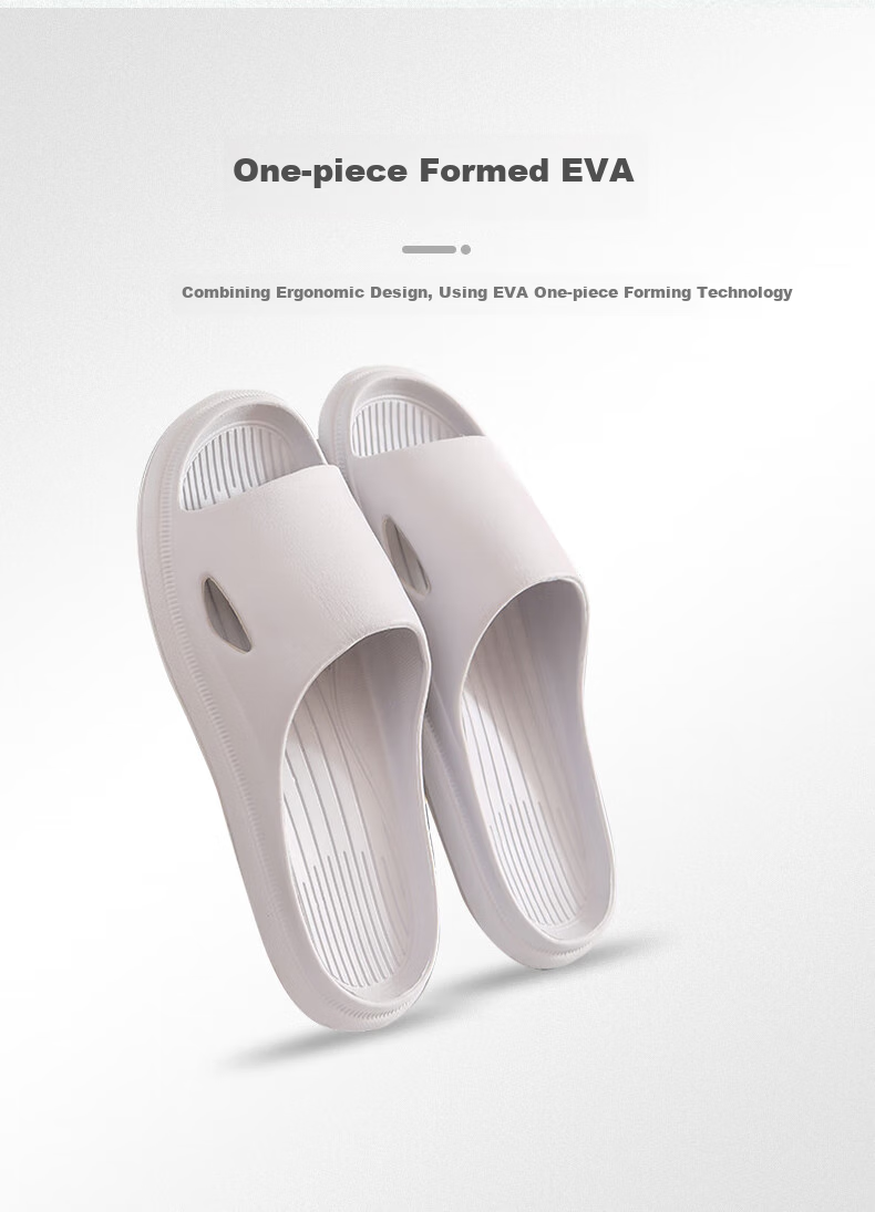 JOYTOUR Indoor And Outdoor Slippers, Disposable Slippers for Guests, Non-Slip Soft Sole Sandals, Shower Slippers, Yellow, Size 38-39 2