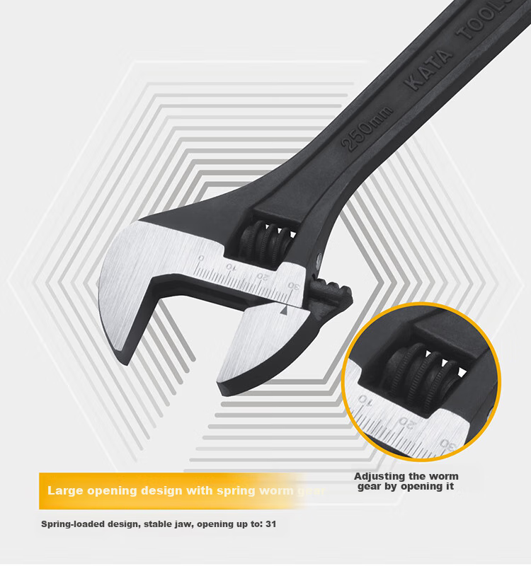 KELTONN Adjustable Wrench, 12-Inch Open-End Wrench, Multi-Functional Spanner, Manual Tool, KT68112 5