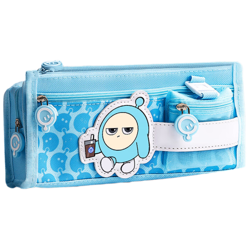 Yuji Official Egg Tart Party Pencil Case Large Capacity Student Stationery Bag for Boys and Girls Back to School New Pencil Box for Elementary Students