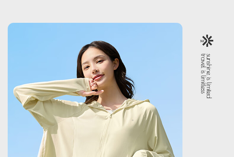 361° Women's Sunscreen Jacket Spring Summer UPF150+ UV Protection Sports Coat Cooling Antibacterial Cape 662624603-4 24