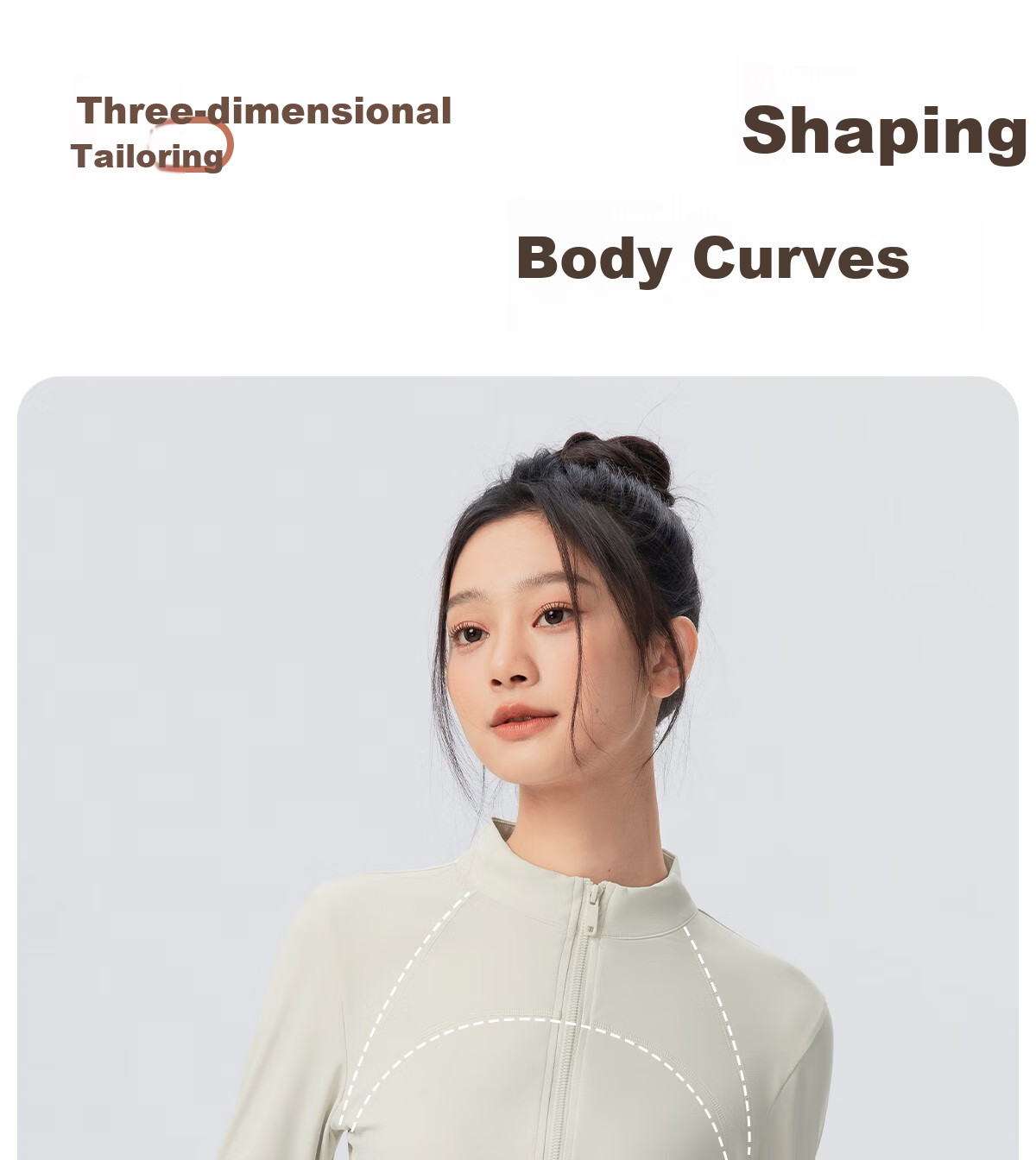 361° Women's Sports Jacket for Spring And Autumn, Running Fitness Wear with High-End Yoga Outfit, Long-Sleeve Athletic Top Coat 5