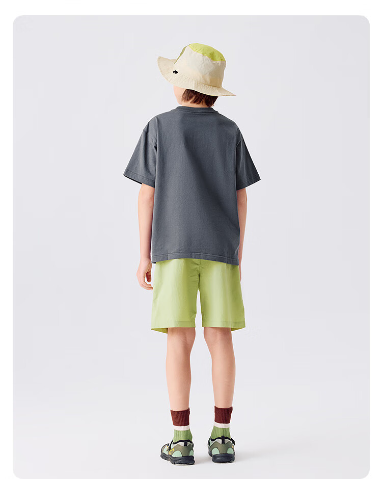 BALABALA Children's Short-Sleeve T-Shirt, Boys And Girls Summer Wear, Moisture-Wicking Quick-Dry Parent-Child Top, 208225117220 11