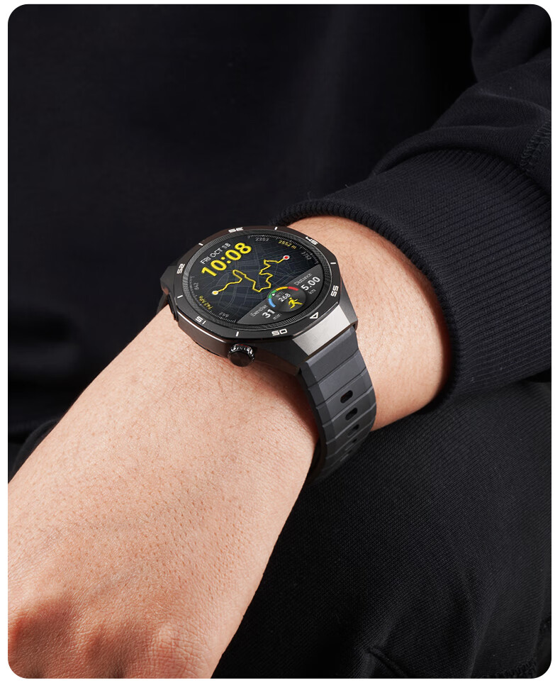 Watchbond Huawei Watch5 Strap GT5Pro/GT6Pro/GT6 Titanium Edition FKM Fluororubber Watch4Pro Sports Band GT5 Men's Buds Premium 9