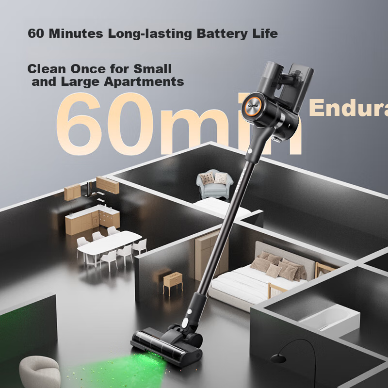 苏泊尔（SUPOR）【国家补贴】吸尘器家用无线手持大吸力大功率光照显尘长续航宠物家庭适用节日礼物C10 PLUS-L