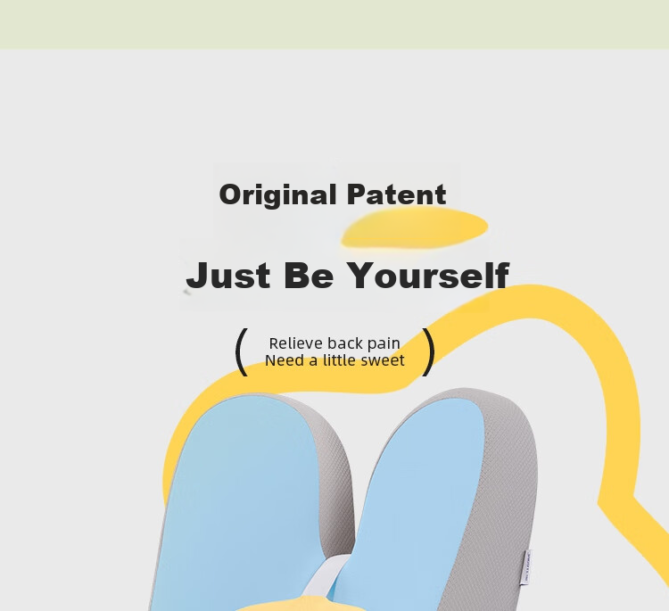 JAGO Lumbar Support Cushion, Seat Pad, Butt Cushion, Office And Car Lumbar Pillow, Back Support Cushion, Memory Foam Chair Backrest Pad 17