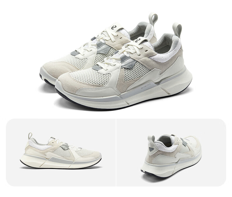 ECCO BIOM2.2 Breathable Mesh Comfortable Outdoor Running Shoes, Walking Series 830774, Black, Size 41, HL 7