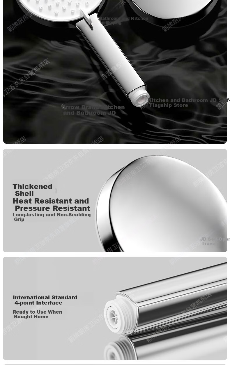 ARROW Handheld Shower Head, Bathroom Spray Nozzle, 3 Water Settings, Shower Single Head, Shower Sprayer 13