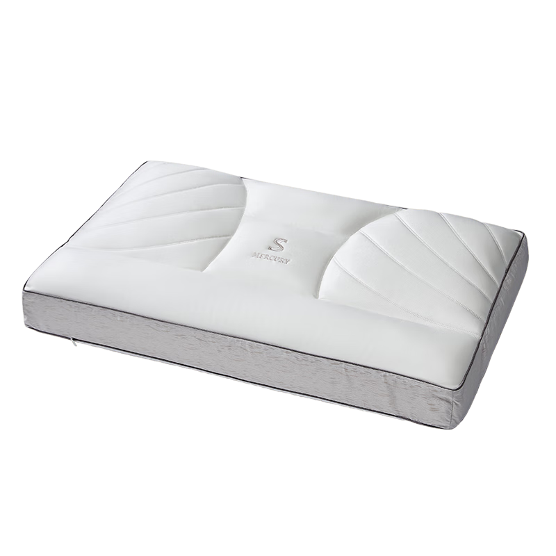 Mercury Home Textiles Silk Pillow PRO Cervical Spine Neck Protection Slow Rebound Memory Foam Class A Pillow Core Household Single 74*48cm