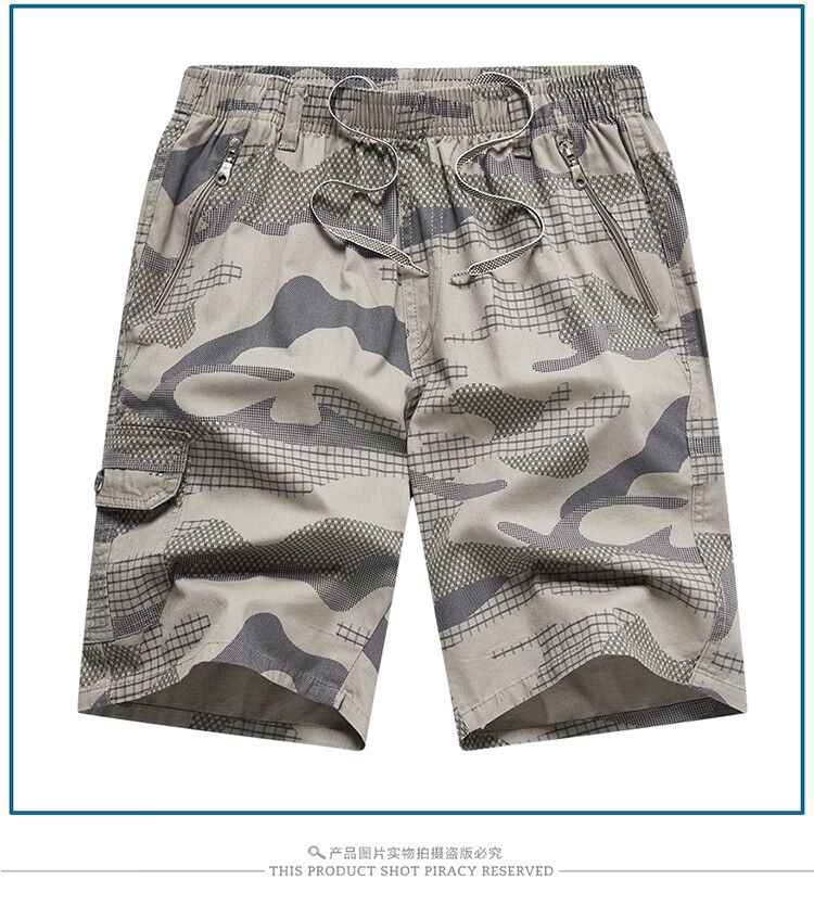 TUCANO Men's Summer Cotton Comfortable Casual Sports Five-Point Shorts Versatile Fashion Work Pants Dark Gray AL 6