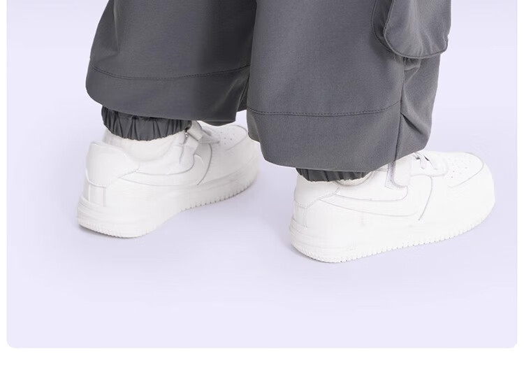 Ciciibear [Moisture-Wicking Quick-Dry Waterproof] ciciibear Baby Work Pants Spring Autumn Boys Pants 2025 New Children's Long Pants 6