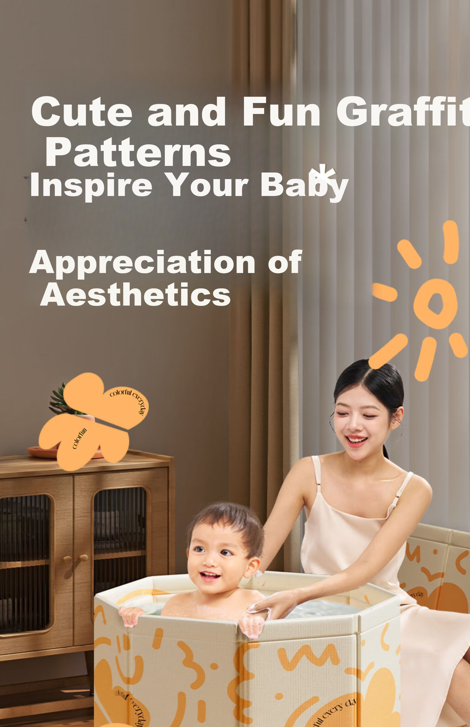 Fanyejia Baby Bathtub, Infant Bath Tub, Children's Swimming And Bathing Basin, Foldable Home Use, Large Bath Tub with Seating for Kids 7