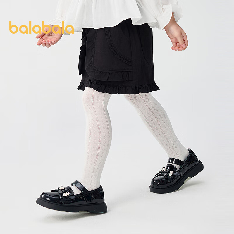 BALABALA Children's Tights, Girls' Mesh Socks, Summer Thin Breathable Base Layer, Cute Single And Double Pack, 209225172004