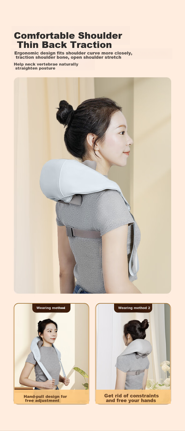 ANTA Neck Massager, Trapezius Shoulder And Neck Massager, Cervical Spine Massager, Neck And Shoulder Waist Massager, Neck Massager, Leg Massager, Father's Day Gift 6