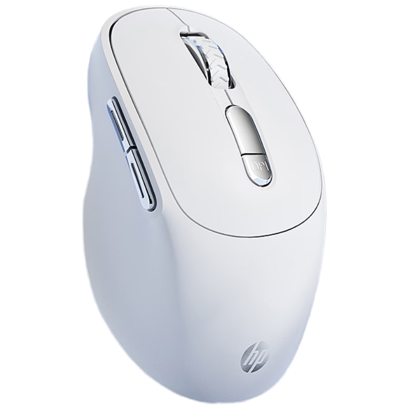 HP S1500 Pro Bluetooth Wireless Mouse Ergonomic Silent Portable Gaming Office Desktop Laptop White Upgraded