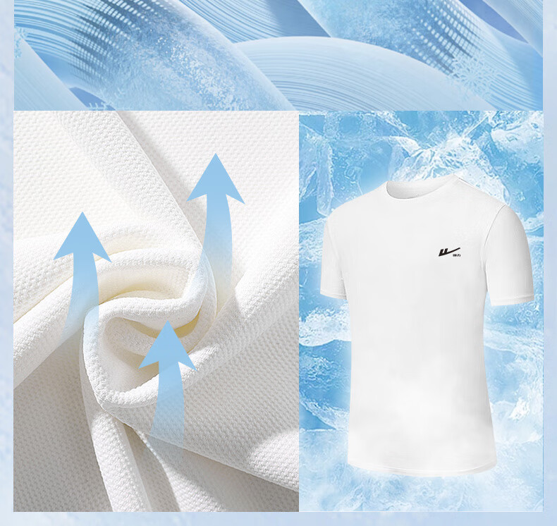 Warrior Short-Sleeve T-Shirt for Men, Summer Round Neck Breathable Undershirt, Sweat-Absorbing Casual Top for Men, Loose-Fitting Menswear 1025 2