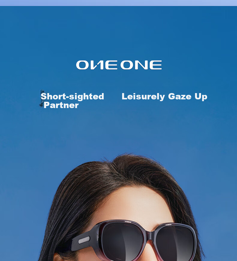 One&one Polarized Glasses, Nearsighted Sunglasses for Women, Nearsighted Sunglasses for Men, Driving Anti-Glare Clip-On Sunglasses 2